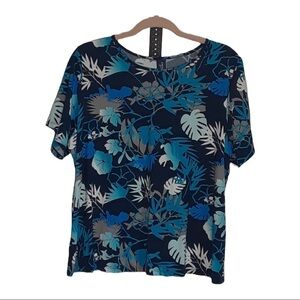 Swimsuits for all floral Swim top Sz 18/20
